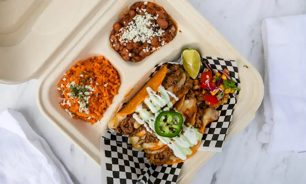 Carnitas Tacos - authentic Mexican street food dish at El Señor Moose Anchorage